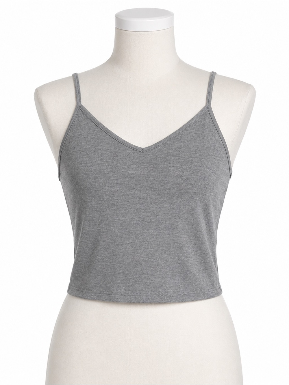 Gray Sleeveless Women's Top